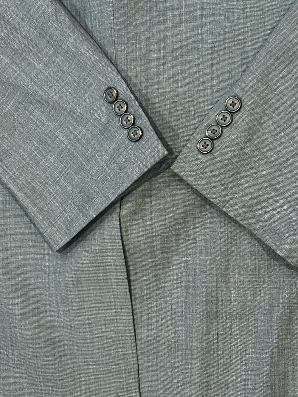 Lauren Ralph Lauren 100% Wool Charcoal Gray Two-Piece Suit 46 Chest 38 Waist - Picture 6 of 16